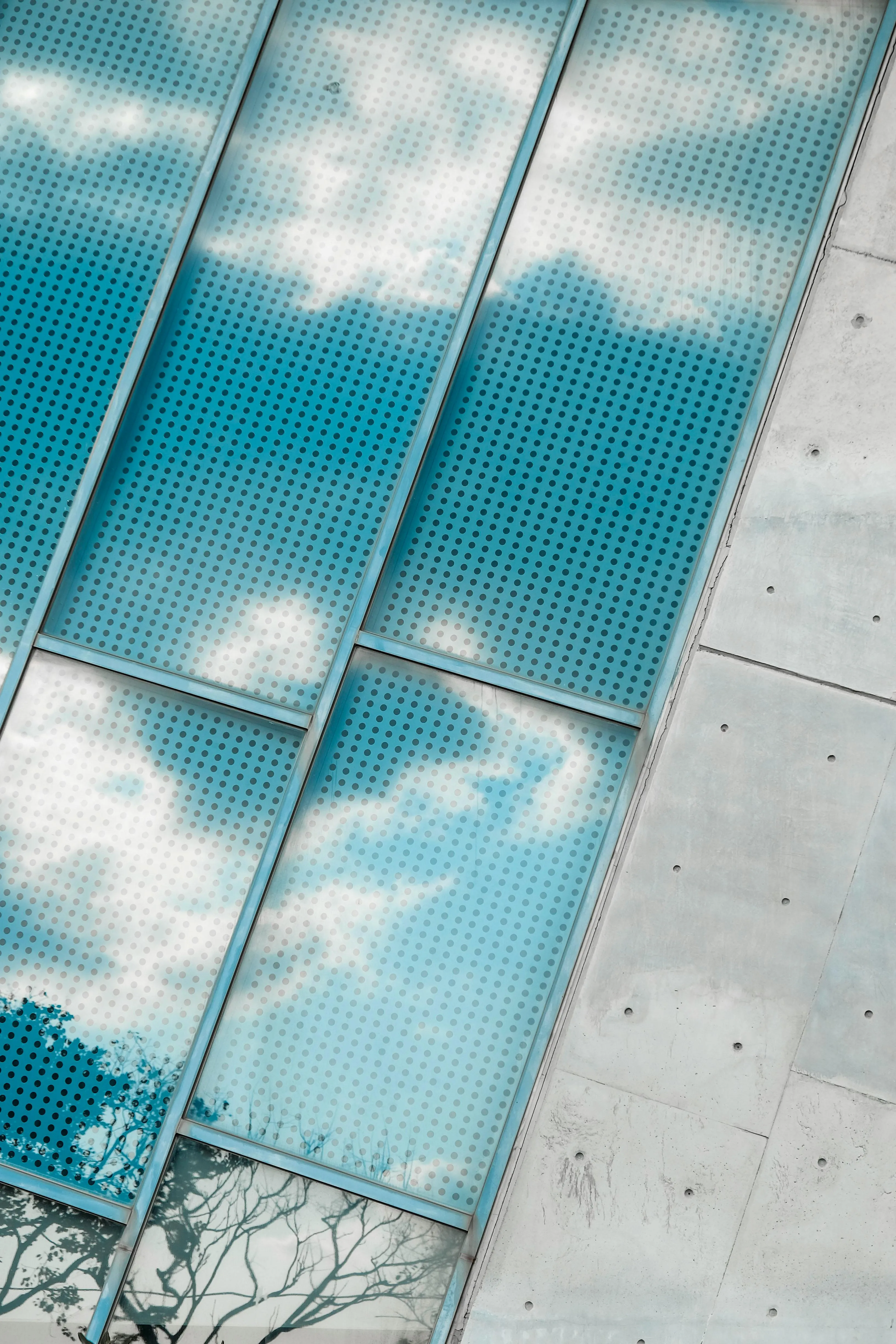 Modern solar panel array